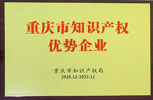重慶市知識產權優(yōu)勢企業(yè)